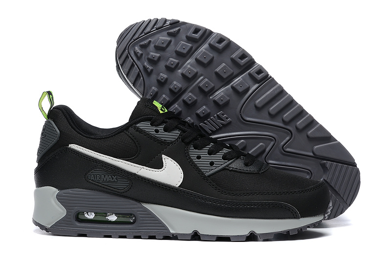 hommes nike air max 90 black white gray